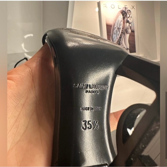 YSL Opyum Sandals in Patent leather - Picture 5 of 6